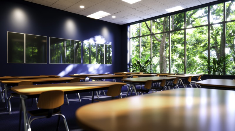 Completed education refurbishment works ready for handover